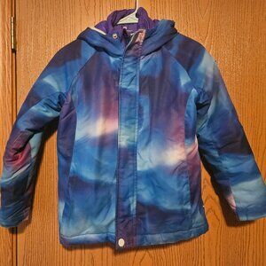 Girls All in Motion winter coat, blue/purple size M (7/8)
